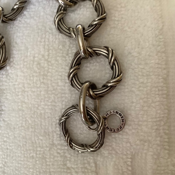 Peter Thomas Roth Signature Classic Sterling Silver Link Bracelet SZ M - Picture 8 of 16